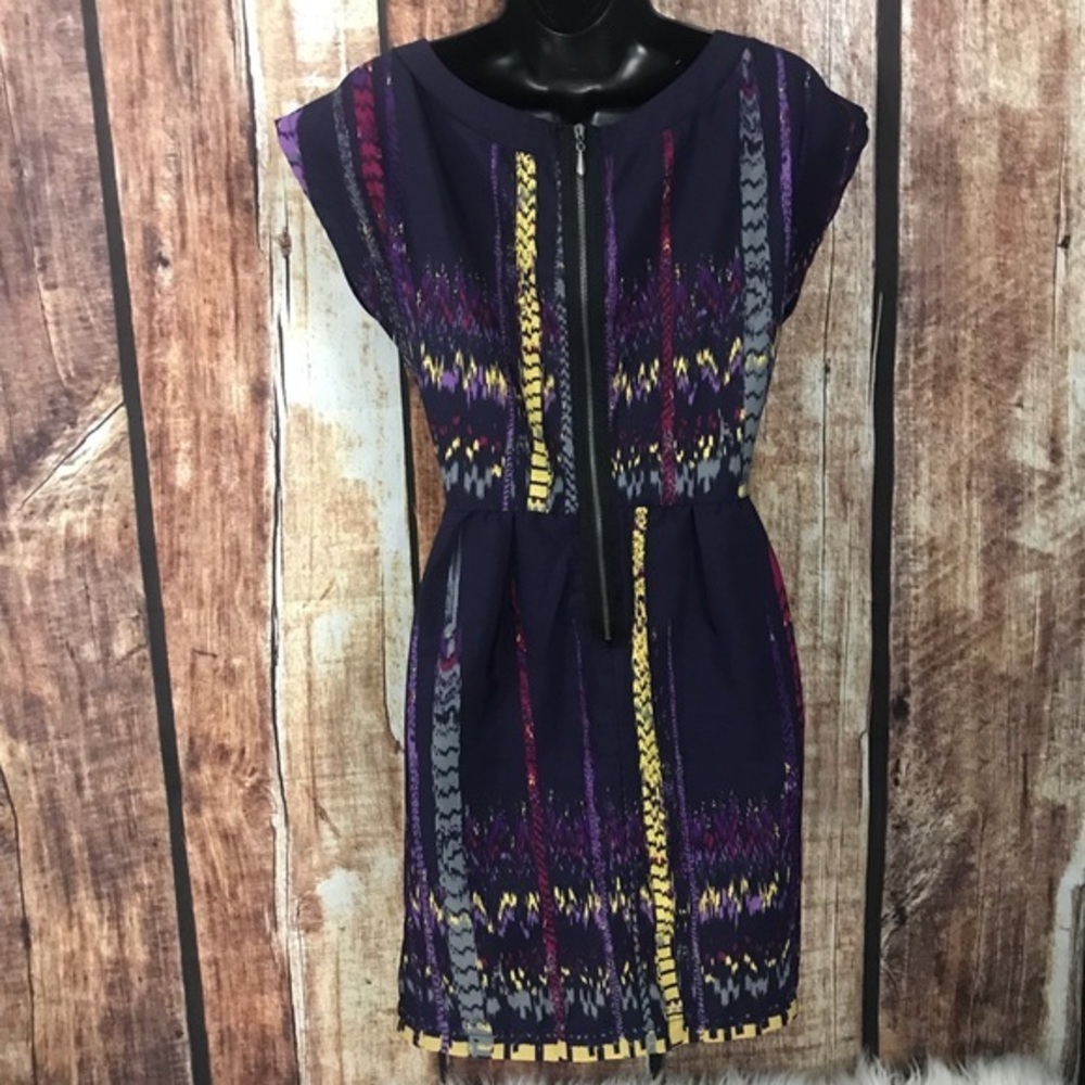Fishbowl Front Tie Purple- ish Dress S